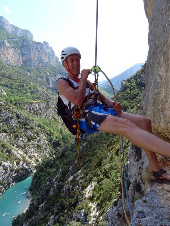 Verdon Climbing guide Simon Montmory