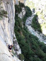Verdon Climbing guide Simon Montmory