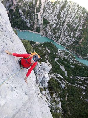 Simon Montmory multi-pitch Verdon