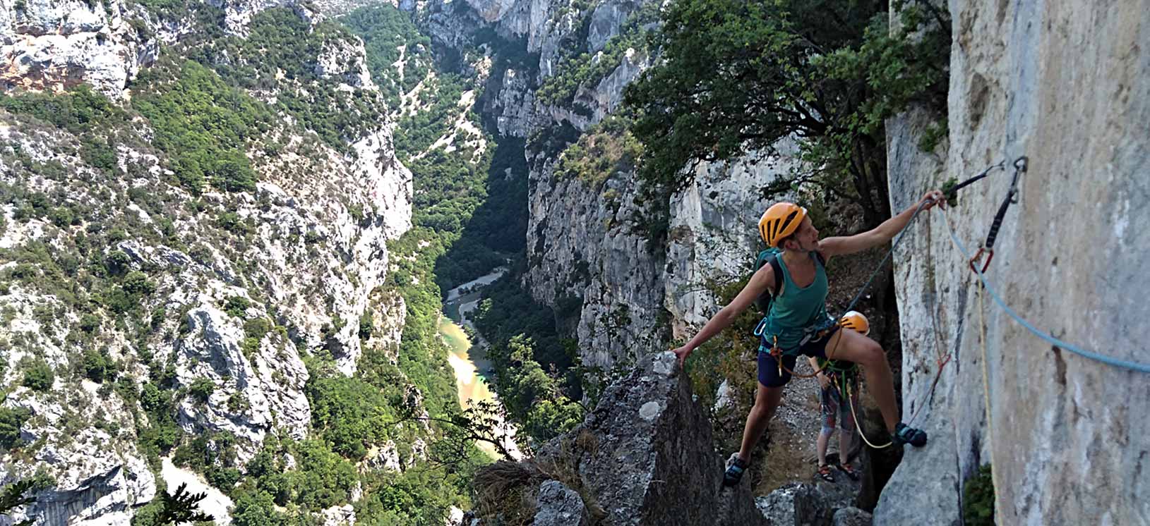 Verdon climbing course Improve your climbing skills Provence